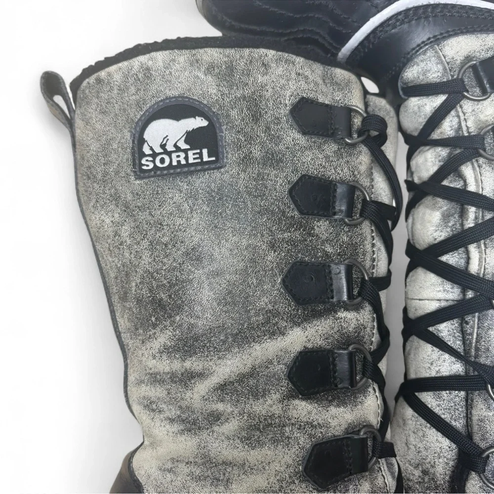 Sorel Women’s Snow Boots Size 9 | Waterproof Tall Lace-Up Winter Boot